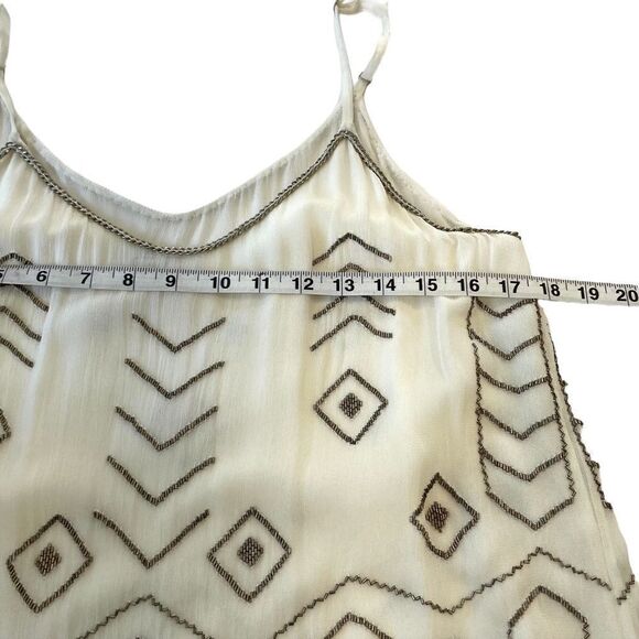 MLV Art Deco Beaded Cocktail Slip Holiday Flapper Girl Party Dress, Size S - Picture 10 of 11